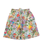 Etro Bermuda Tinta Unita con Fantasia Fiori per Bambino GU6Q59 BIANCO ETRO 