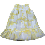 Le Bebe Abito Giromanica Tinta Unita Stampa Fantasia per Neonata LBG6370 BIANCO LE BEBE 