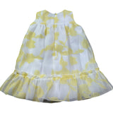 Le Bebe Abito Giromanica Tinta Unita Stampa Fantasia per Neonata LBG6370 BIANCO LE BEBE 