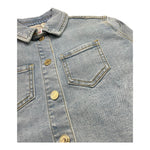 Twinset Giubbino In Denim Tinta Unita per Bambina 251GJ2512 AZZURRO TWINSET 