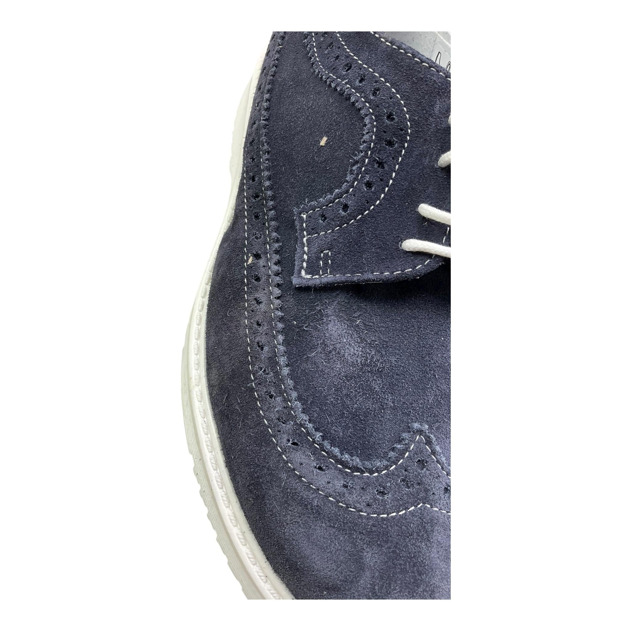 Petit Inglesine Tinta Unita con Suola In Contrasto per Bambino LS512743U BLU PETIT 