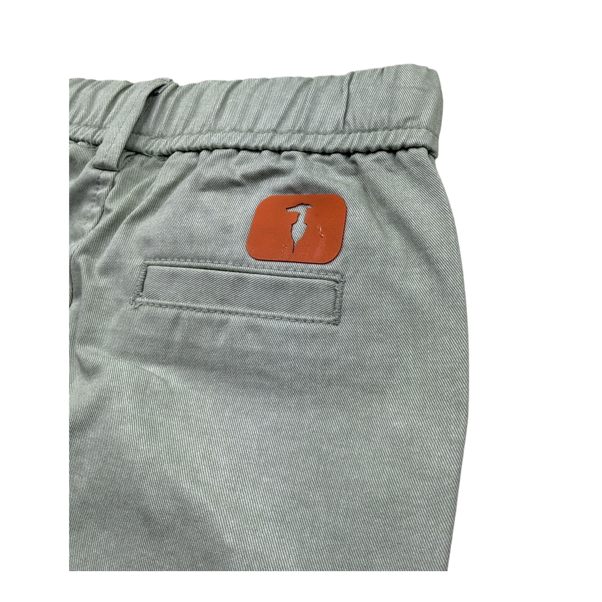 Trussardi Pantalone Tinta Unita con Elastico In Vita per Neonato TIP2605PA VERDE TRUSSARDI 