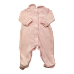 NANAN tutina tinta unita con stampa Rosa per Neonata I2402602R ROSA NANAN 