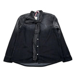 Vicolo Camicia In Denim tinta unita Nero per Bambina 3141CD1048 NERO VICOLO 