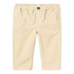 NAME IT pantalone tinta unita con girovita regolabile Beige per Bambino 13232430J BEIGE NAME IT 