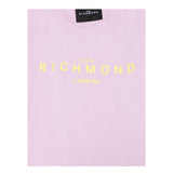 John Richmond T-Shirt Girocollo Tinta Unita con Stampa per Neonata RIP25002TSXXX LILLA JOHN RICHMOND 