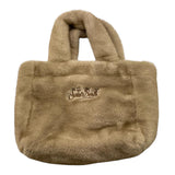 SAINT BARTH borsa tinta unita peluche Beige per Bambina COLETTESOFT BEIGE SAINT BARTH 