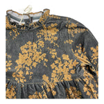 ZHOE & TOBIAH abito tinta unita con stampa fiori Nero per Neonata VFL2N NERO ZHOE & TOBIAH 