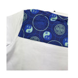 Daniele Alessandrini – Einfarbiges T-Shirt mit Rundhalsausschnitt und weißem Logo-Print für Neugeborene
