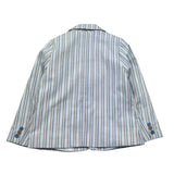 Minibanda Giacca Tinta Unita Fantasia A Righe per Neonato 3B647 BIANCO MINIBANDA 