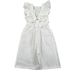 Twinset Tuta Tinta Giromanica Tinta Unita per Bambina 251GJ2405X BIANCO TWINSET 