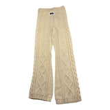 MSGM pantalone tinta unita in magliap Panna per Bambina F3MSJGPA21 PANNA MSGM 