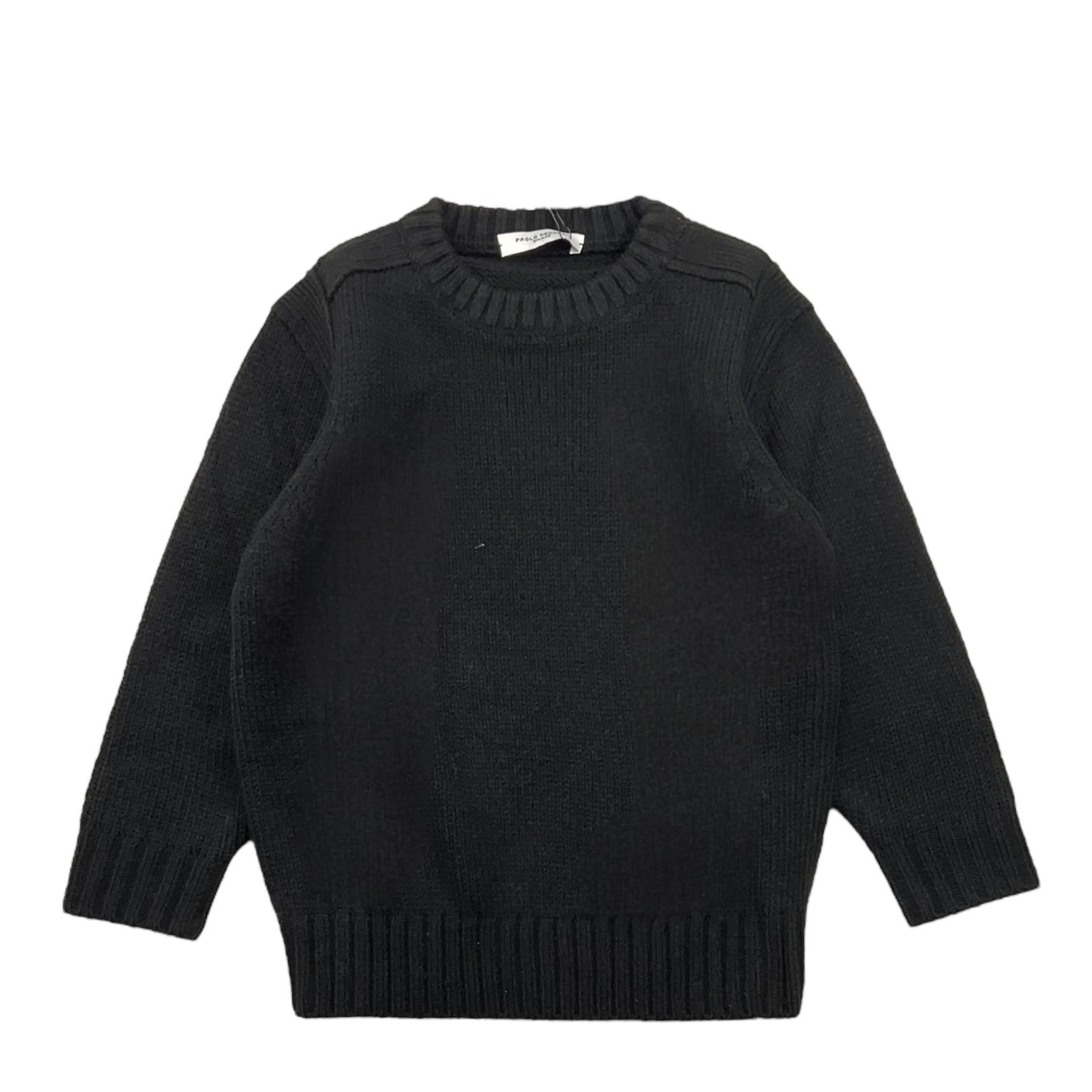 PAOLO PECORA maglia girocollo tinta unita Nero per Bambino PP3756 NERO PAOLO PECORA 
