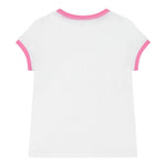 Ralph Lauren T-Shirt Girocollo Tinta Unita con Stampa per Bambina 313965017002 BIANCO RALPH LAUREN 