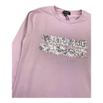 CECYLE shirt girocollo tint unita con stampa in contrasto Lilla per Bambina BY1823 LILLA CECYLE 