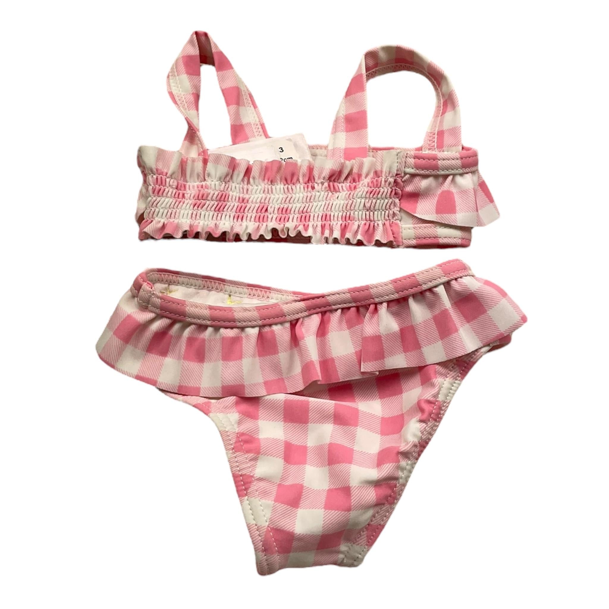 Mayoral Costume Mutandina Fantasia Quadretti per Neonata 1702 BIANCO/ROSA MAYORAL 