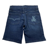 Guess Bermuda In Denim Tinta Unita con Girovita Regolabile per Neonato N5RD00D46T0N BLU GUESS 