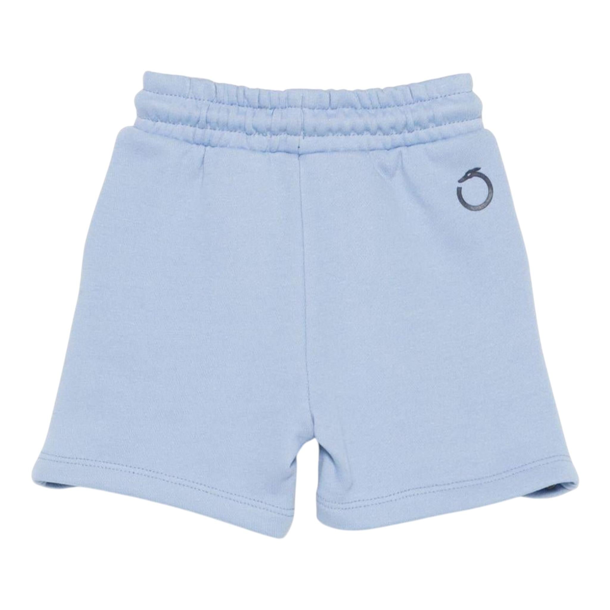 Trussardi Bermuda Tinta Unita con Elastico In Vita per Neonato TIP25016BEX AZZURRO TRUSSARDI 