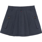 Max&Co. Gonna Tinta Unita con Tasche per Bambina MX0132X BLU MAX&Co. 