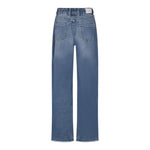 Marc Ellis Jeans Tinta Unita Modello A Palazzo per Bambina JMJPT01183 BLU MARC ELLIS 