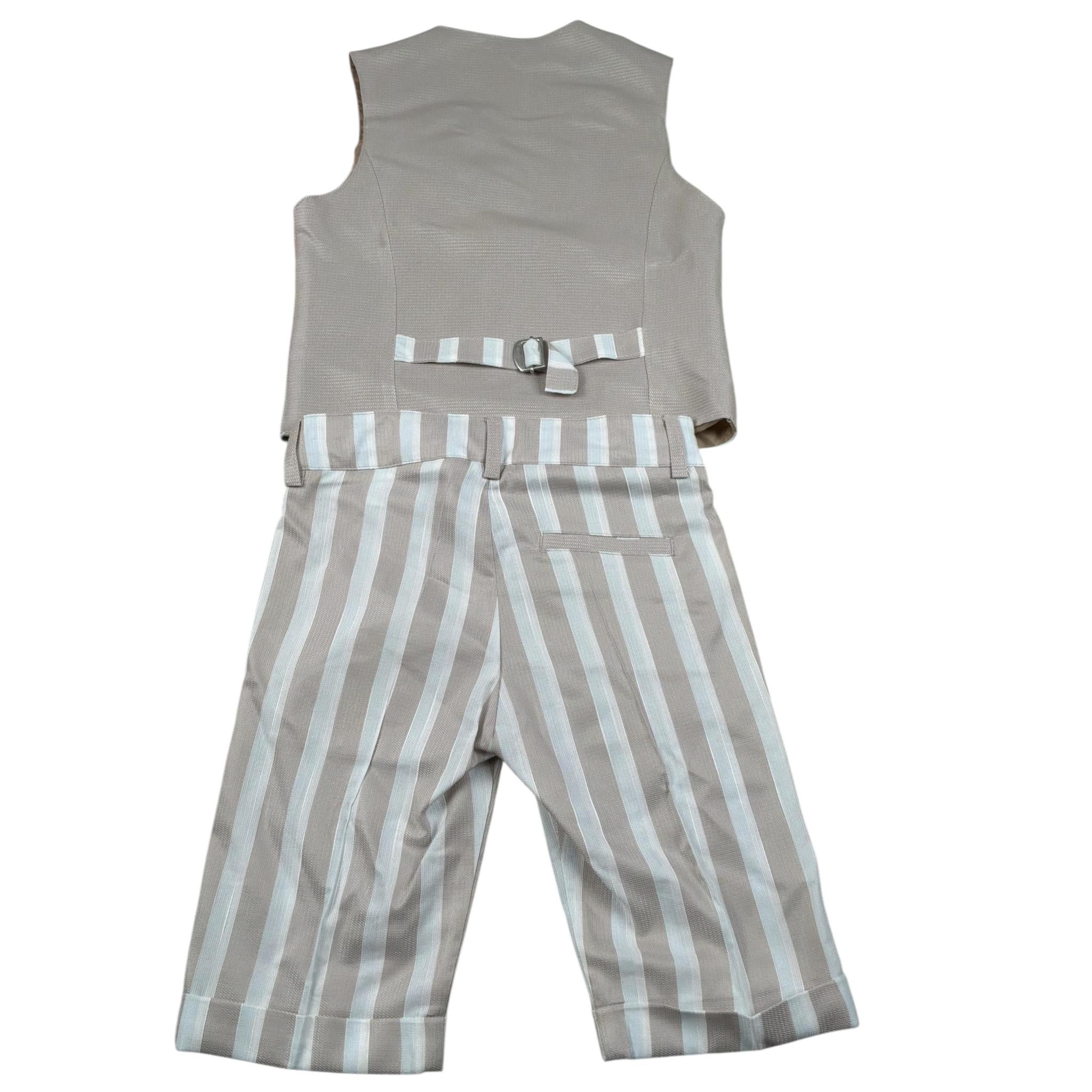 New Gereration Completo 2 Pezzi Gilet-Pantalone Beige per Neonato 41953N BEIGE NEW GERERATION 