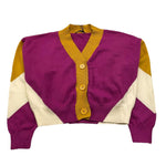 JANICE cardigan scollo a v tricolore Multicolor per Bambina JN576R MULTICOLOR JANICE 