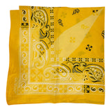 Off-White Foulard Tinta Unita Con Fantasia Giallo Per Bambina