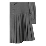 TWINSET abito tinta unita con cravatta Grigio per Bambina 242GJ2131 GRIGIO TWINSET 