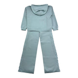 MAYORAL completo 2 pezzi felpa-pantalone tinta unita Verde acqua per Bambina 4552JX VERDE ACQUA MAYORAL 