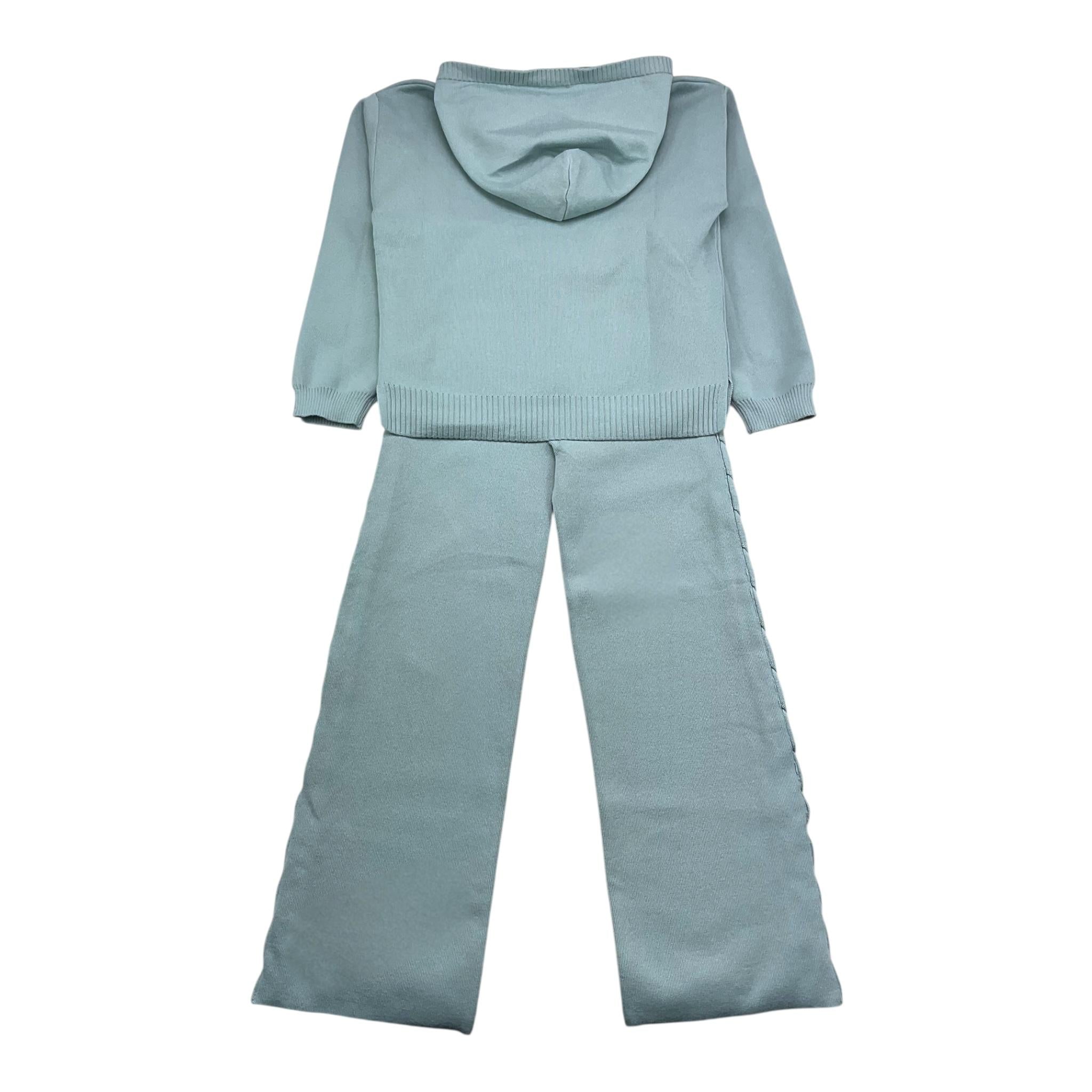 MAYORAL completo 2 pezzi felpa-pantalone tinta unita Verde acqua per Bambina 4552JX VERDE ACQUA MAYORAL 