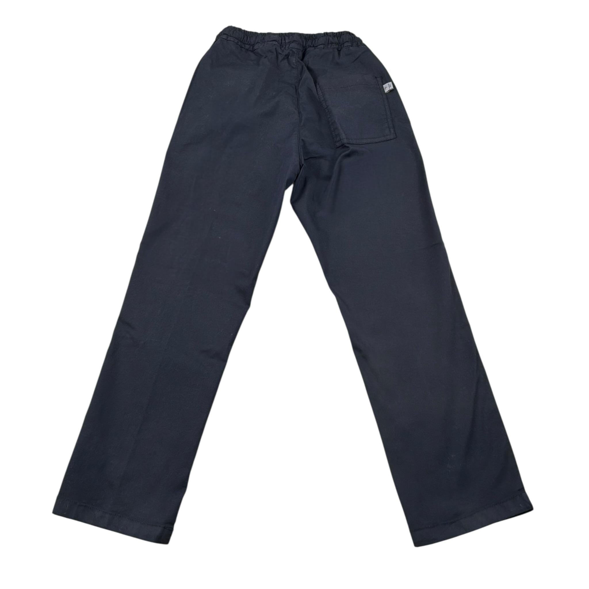 Manuel Ritz Pantalone Tinta Unit con Elastico In Vita Blu per Bambino MR3018J BLU MANUEL RITZ 