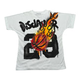 Disclaimer T-Shirt Girocollo tinta unita con Stampe Bianco per Bambino 25EDK58442X BIANCO DISCLAIMER 
