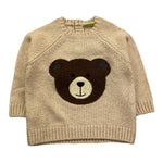 LOSAN maglia gircoll tinta unita con stampa Beige per Neonato LBBAP02022 BEIGE LOSAN 