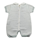 Marlu' Pagliaccetto Mezza Manica Tinta Unita per Neonato EB5415 BIANCO MARLU' 