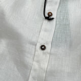 Never Too Camicia tinta unita con Colletto Coreano Panna per Neonato NT1232N PANNA NEVER TOO 