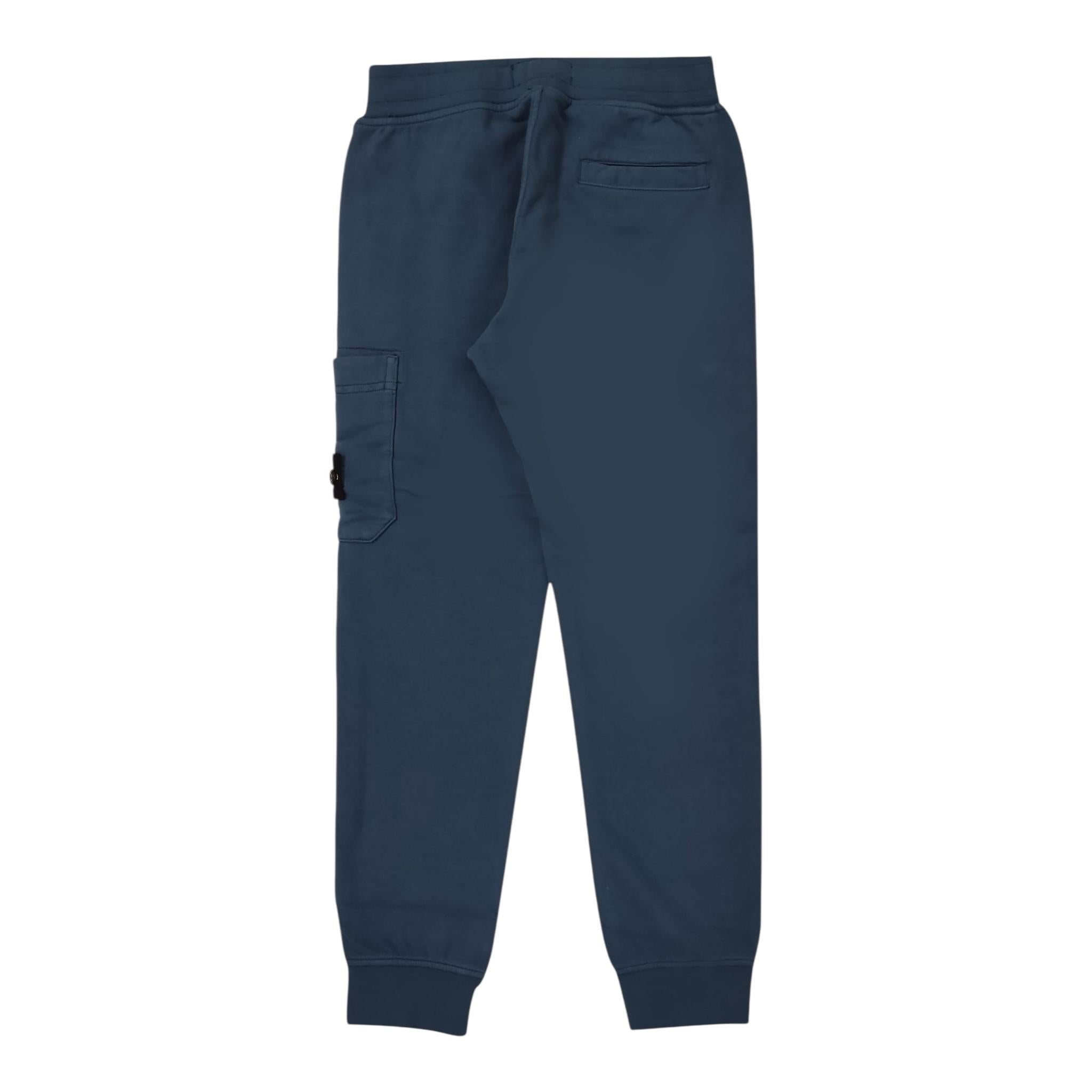 Stone Island Pantalone Tuta Tinta Unita per Bambino K1S166200005J BLU STONE ISLAND 