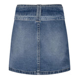 Marc Ellis Gonna In Denim Tinta Unita per Bambina JMJSK01259 BLU MARC ELLIS 