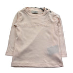 Trussardi Shirt Girocollo Tinta Unita con Logo per Neonata TIP26013TS ROSA TRUSSARDI 