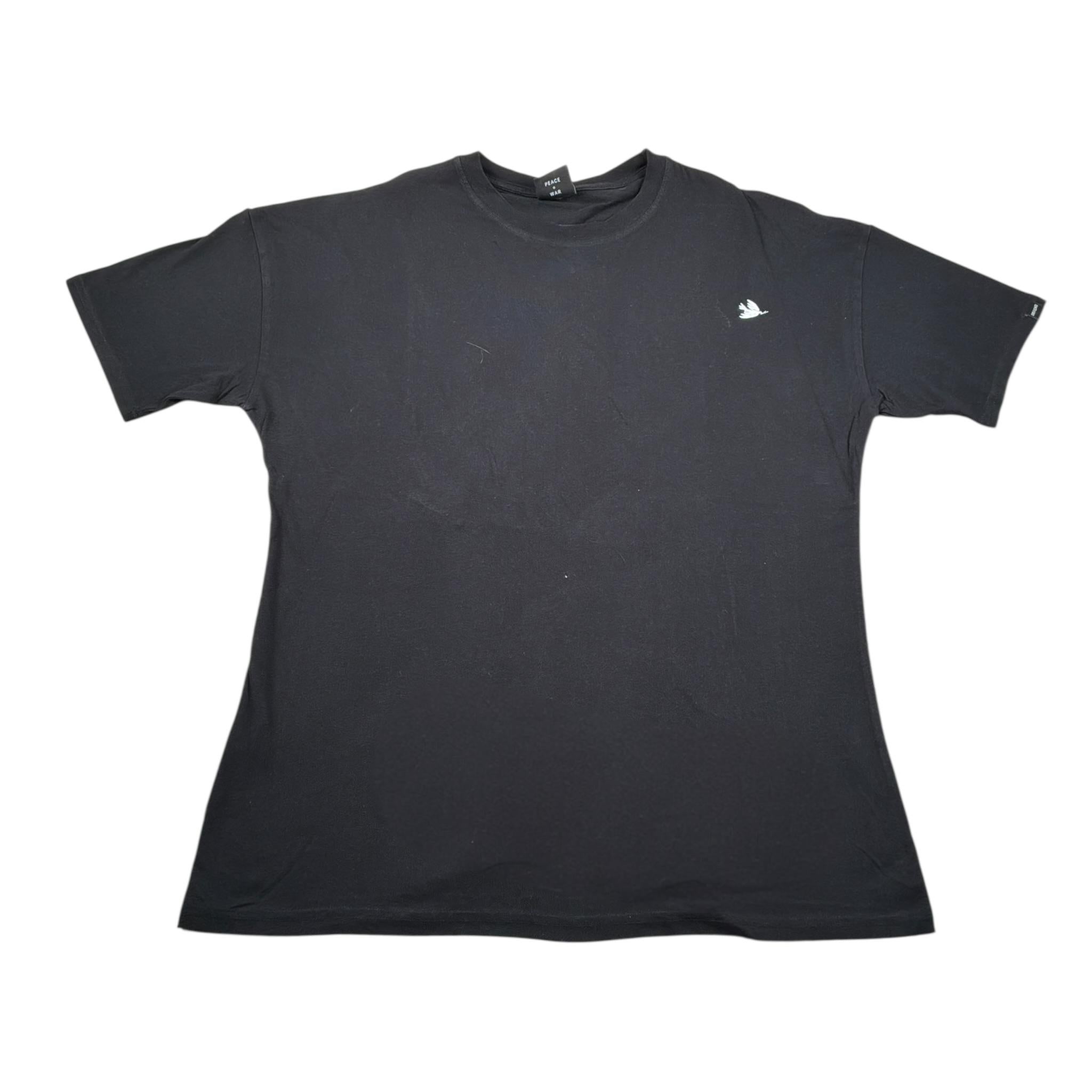 Defend T-Shirt Girocollo tinta unita con Stampa Nero per Bambino SI8SI NERO DEFEND 