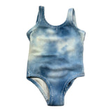 Saint Barth Costume Intero Stampa Fantasia per Bambina CARA AZZURRO SAINT BARTH 