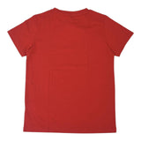 Balmain T-Shirt Girocollo Tinta Unita con Stampa per Neonato BV8581 ROSSO BALMAIN 