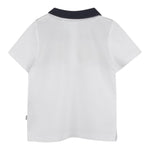 Boss Polo Mezza Manica Tinta Unita per Neonato J52098 BIANCO BOSS 