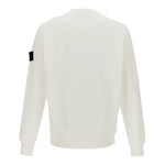 Stone Island Maglia Girocollo Tinta Unita con Logo per Bambino K1S15100011 PANNA STONE ISLAND 