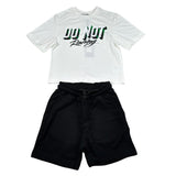 Do Not Conform Completo 2 Pezzi T-Shirt-Bermuda per Neonato DTSN BIANCO/NERO DO NOT CONFORM 