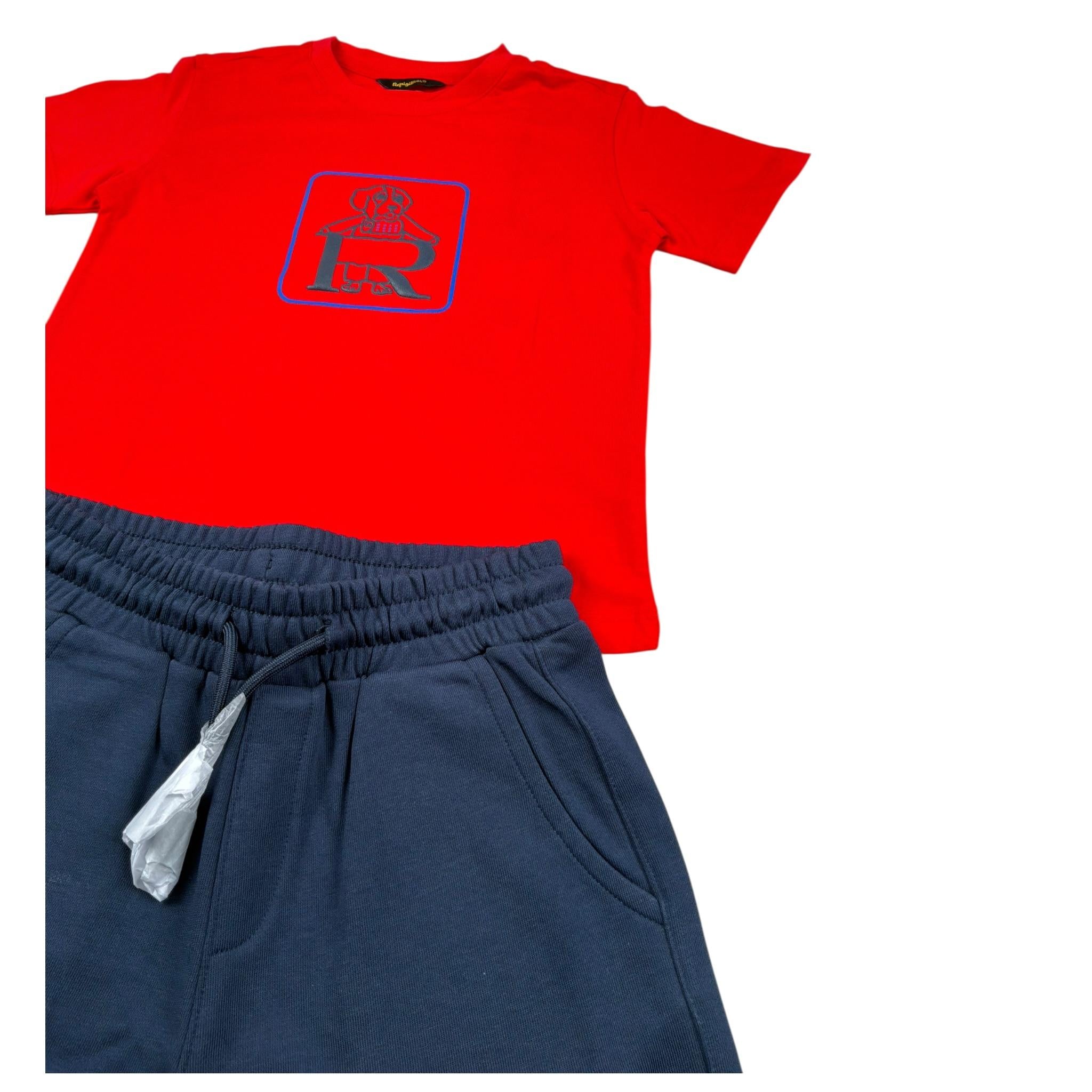 Refrigiwear Completo 2 Pezzi T-Shirt-Bermuda per Bambino 456DRMBS25 ROSSO/BLU REFRIGIWEAR 