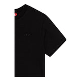Diesel T-Shirt Girocollo Tinta Unita con Logo per Bambino J02276 NERO DIESEL 