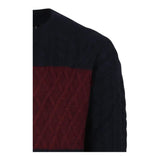 TOMMY HILFIGER maglia tricolore girocollo Blu per Bambino KB0KB09251 BLU TOMMY HILFIGER 