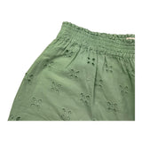 Saint Barth Short Tinta Unita In Pizzo Sangallo per Bambina MEA001040 VERDE SAINT BARTH 