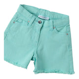 Sarabanda Short Tinta Unita con Girovita Regolabile per Bambina 0B222 VERDE ACQUA SARABANDA 