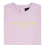 John Richmond Abito Tinta Unita con Stampa per Neonata RIP25005VEXX LILLA JOHN RICHMOND 